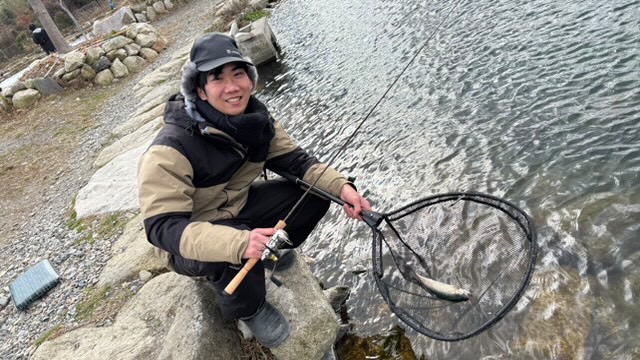 高島の泉へエリアトラウト釣行