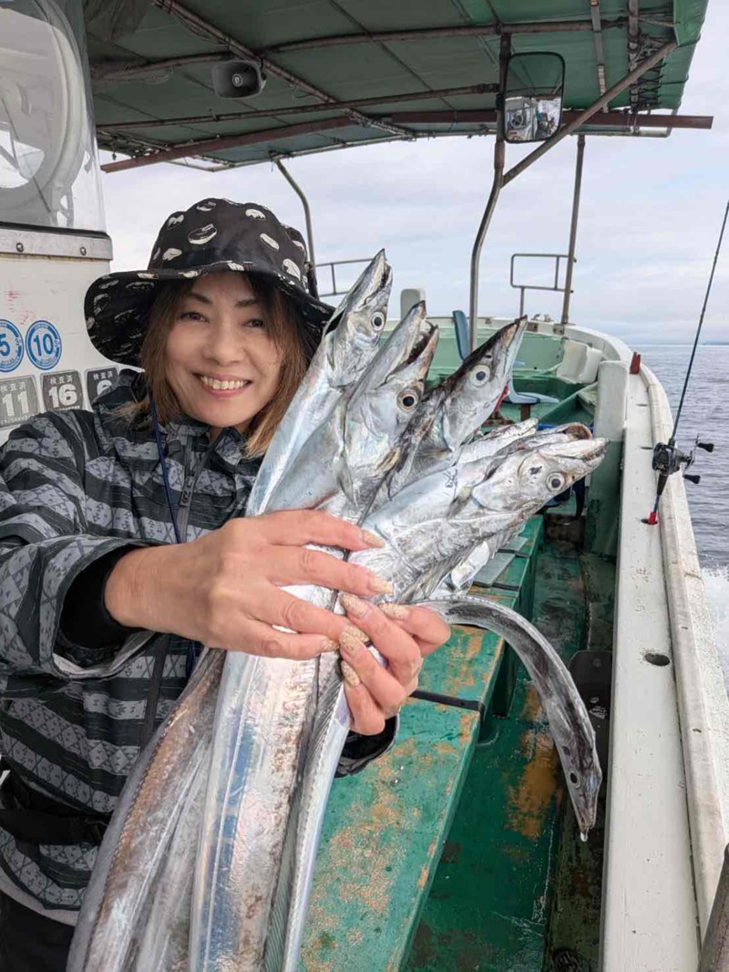 大阪湾のタチウオテンヤ